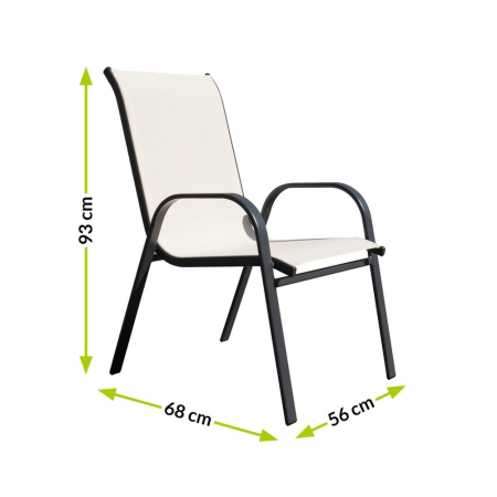 Mirpol Set de mobilier de grădină Larkadia 6 în 1 cu cadru metalic [2]