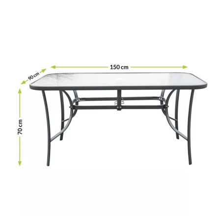 Mirpol Set de mobilier de grădină Lerkules 4 în 1 cu cadru metalic [3]