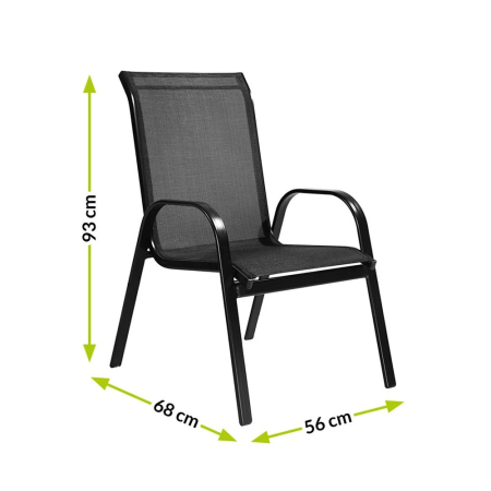 Mirpol Set de mobilier de grădină Markadia 4 în 1 cu cadru metalic [3]