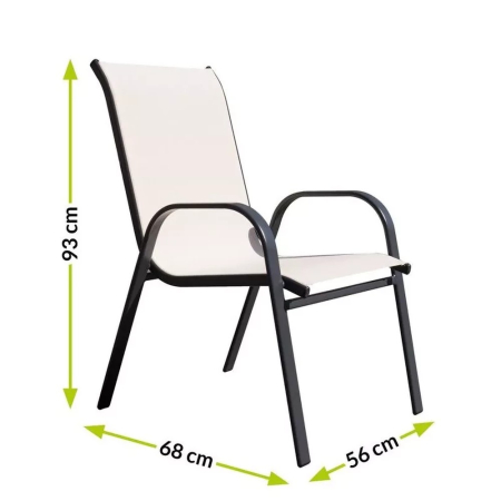 Mirpol Set de mobilier de grădină Markadia 6 în 1 cu cadru metalic [2]