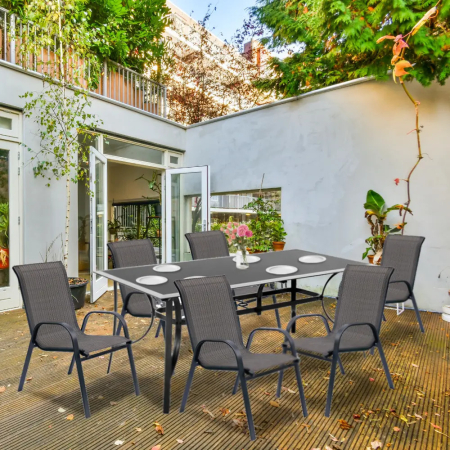 Mirpol Set de mobilier de grădină Markadia 6 în 1 cu cadru metalic [2]