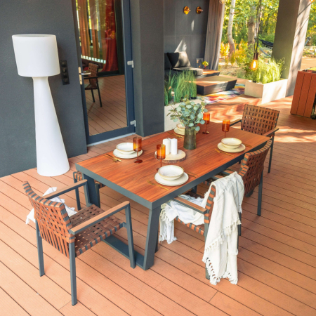 Mirpol Set de mobilier de grădină TEXAS cu bancă și masă mare [2]