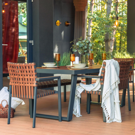 Mirpol Set de mobilier de grădină TEXAS cu bancă și masă mare [3]