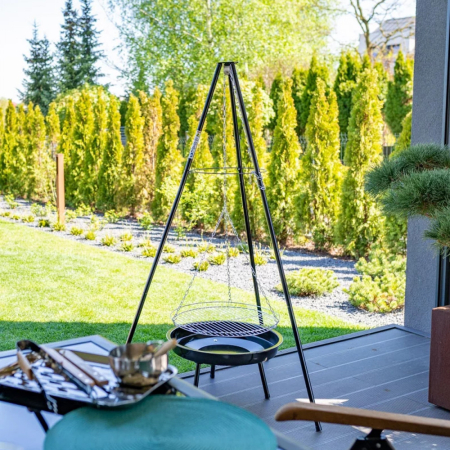 Mirpol Set grătar pe cărbune MIR281 cu suport trepied [7]