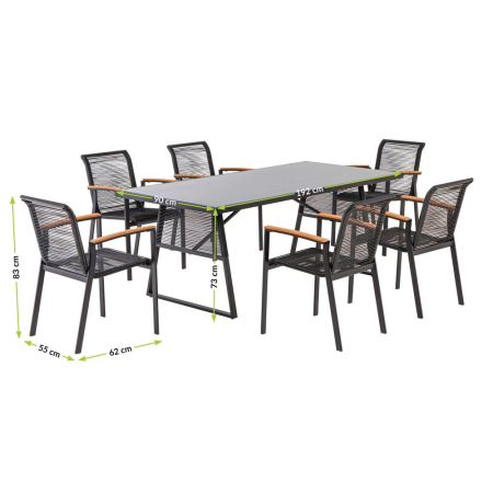 Mirpol Set mobilier de grădină Colon CS 6+1 [2]