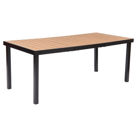 Mirpol Set mobilier de grădină IZZY cu 8 locuri, blat maro [4]