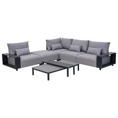 Mirpol Set modular de colț de grădină KALEM gri [3]