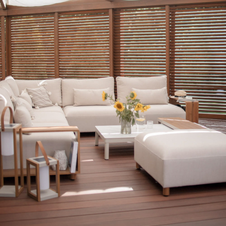 Mirpol Set modular de colțar de grădină KALEM bej [2]