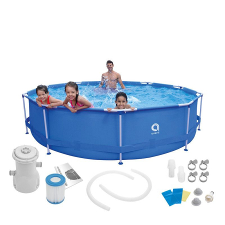 Produse temporar indisponibile - Mirpol Set piscină cu cadru metalic 300 x 76 cm