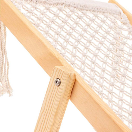 Mirpol Șezlong de grădină din răchită în stil boem [6]