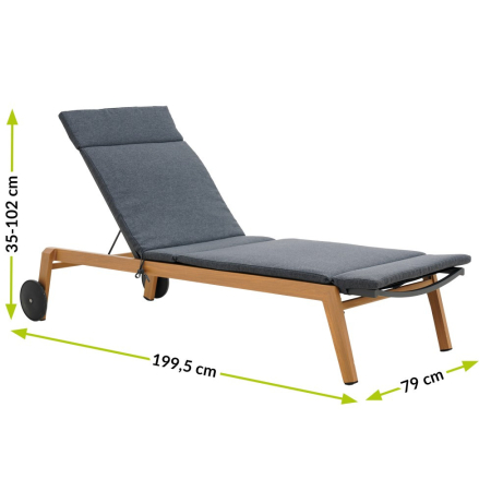 Mirpol Șezlong de grădină Duisburg [1]
