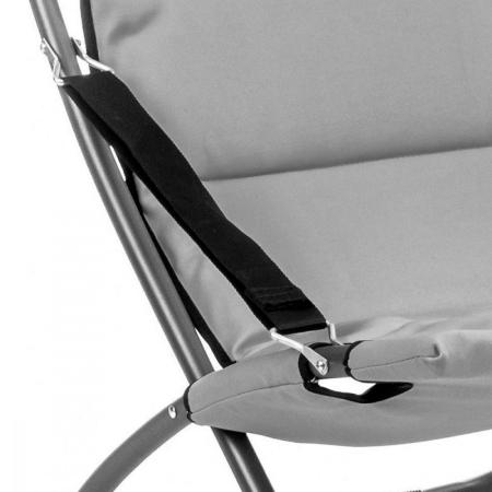 Mirpol Șezlong de plajă Verde gri [1]