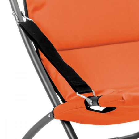 Mirpol Șezlong de plajă Verde în portocaliu [1]