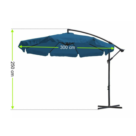 Mirpol Umbrelă Boom albastră [3]