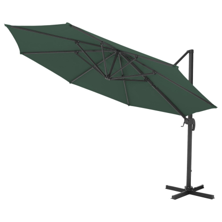 Umbrelă soare suspdendată - Mirpol Umbrelă de grădină Kazuar verde 3 M