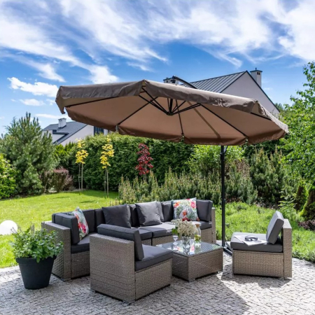 Mirpol Umbrelă de soare Garden Hero maro [2]