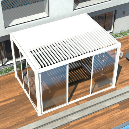 Mirpol Uși glisante LUXE S8 270x218cm până la 3 m albe [5]