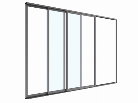 Mirpol Uși glisante LUXE S8 270x218cm până la 3 m antracit [7]