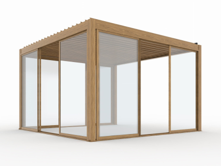 Pergolă - Mirpol Uși glisante LUXE S8 270x218cm până la 3 m lemn v2