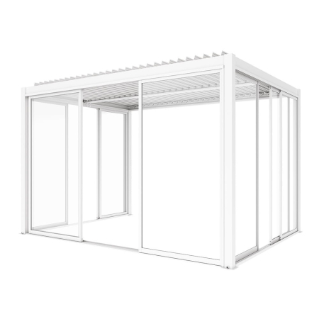 Mirpol Uși glisante LUXE S8 370x218cm până la 4 m albe [1]