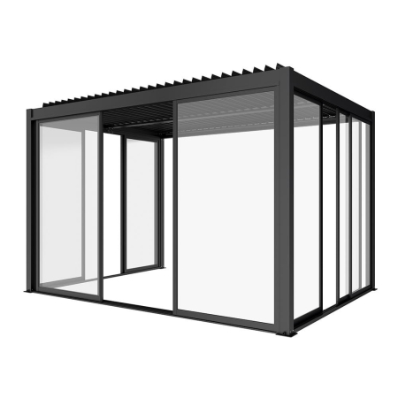 Mirpol Uși glisante LUXE S8 370x218cm până la 4 m antracit [1]