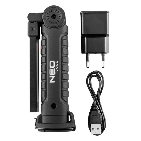 Neo LAMPĂ DE TESTARE REÎNCĂRCABILĂ PENTRU ATELIER, REÎNCĂRCABILĂ, 200LUM COB LED, 3W, NEO [1]