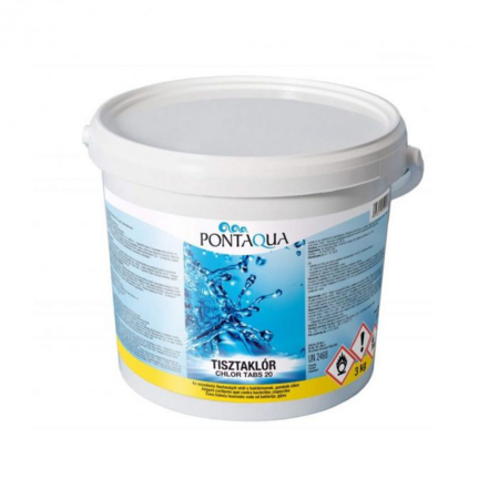 Produse chimice piscină - Pontaqua Clor pur (tabletă de 20 gr)