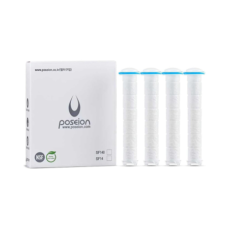 Poseion Cartuș filtrant SF140 pentru cap de duș POSEION BT100, 4 bucăți [0]