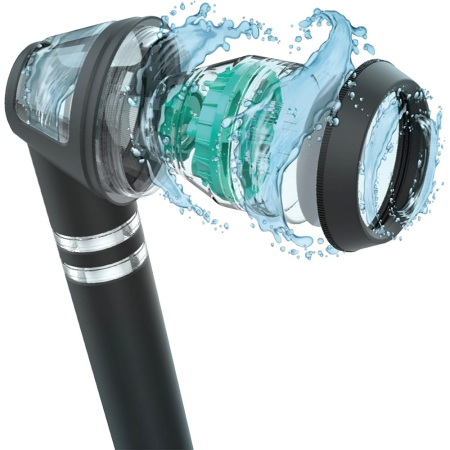 Cap de duș, cap de duș - Poseion POSEION BT100® Capac de duș revitalizant coreean premium cu filtru de apă, tehnologie magnetică-ionizantă, gri