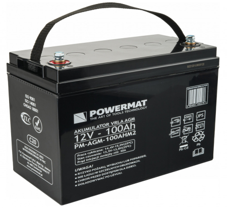 Electronică - Powermat Baterie PM-AGM-100AHM2