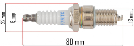 Powermat Bujie pentru mașini de tuns iarba pe benzină PM-KSS-SA [1]