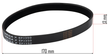 Powermat Curea de transmisie pentru aeratorul de gazon PM-AEW-2400M-PA [1]