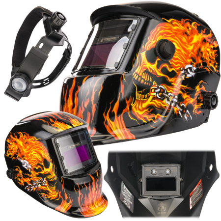 Construcții - Powermat Filtru de protecție pentru sudură cu autoîntunecare LCD PM-APS-600T1