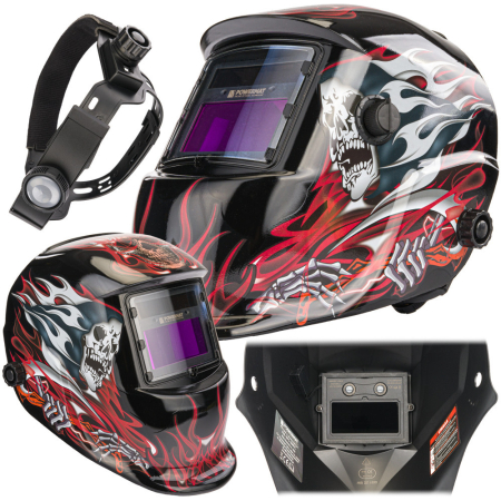 Construcții - Powermat Filtru de protecție pentru sudură cu autoîntunecare LCD PM-APS-600T2