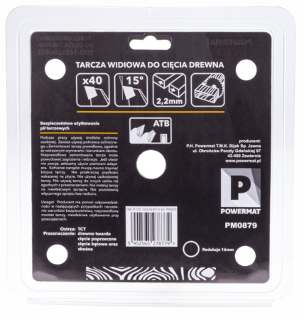 Powermat Foaie de ferăstrău 160x20 40z TDD-160x20x40Z [4]