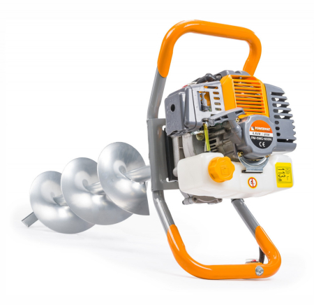 Powermat Foreză pe benzină PM-SWG-600N-3W 6CP 3x burghiu [0]