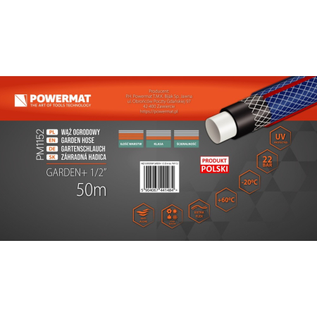 Powermat Furtun de grădină GARDEN+ 1/2" 50m [3]