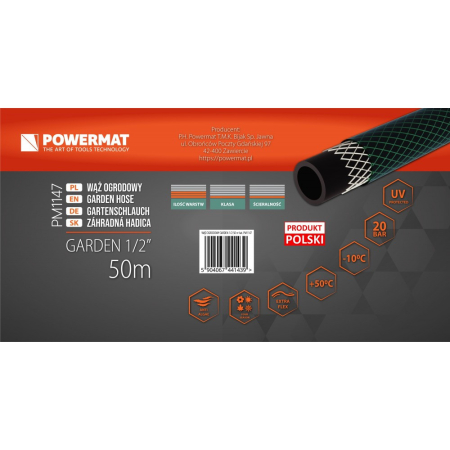 Powermat Furtun de grădină GARDEN 1/2" 50m [3]