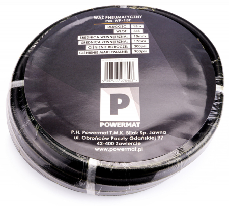 Powermat Furtun pneumatic 10 x 17 mm / 15m 20bar PM-WP-15T [2]