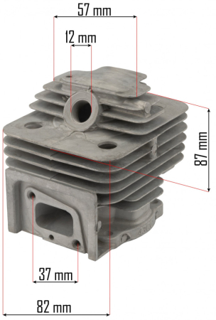 Powermat Kit cilindru și piston pentru mașina de tuns iarba pe benzină PM-KS-600T-CT [1]