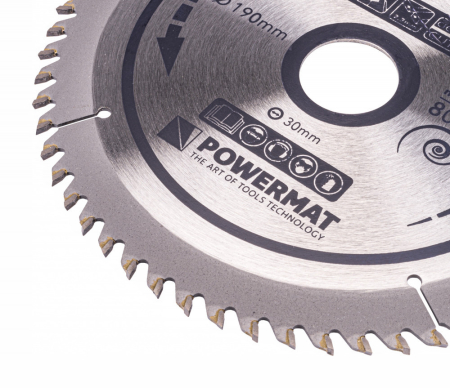 Powermat Lamă de ferăstrău 190x30 60z TDD-190x30x60Z [6]