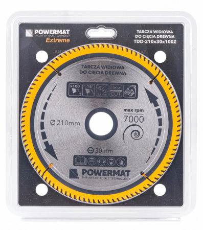 Powermat Lamă de ferăstrău 210x30 100z TDD-210x30x100Z [3]