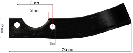 Powermat Lamă dreaptă pentru motosapă rotativă pe benzină PM-GGS-700M-NOP [1]