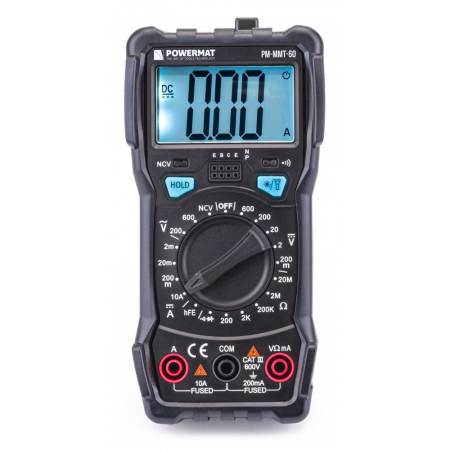 Produse temporar indisponibile - Powermat Multimetru digital universal PM-MMT-60
