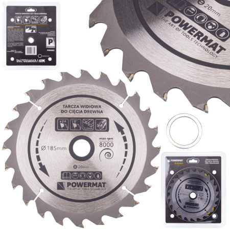Construcții - Powermat Pânză de ferăstrău 185x20 24z TDD-185x20x24Z