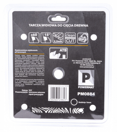 Powermat Pânză de ferăstrău 185x20 60z TDD-185x20x60Z [4]