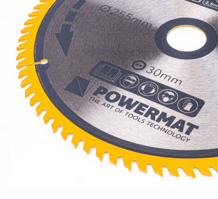 Powermat Pânză de ferăstrău 255x30 80z TDD-255x30x80Z [5]