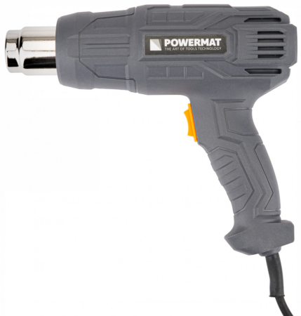 Construcții - Powermat Pistol electric de căldură cu 2 viteze, 4 duze, 600°C, 2000W, PM-OP-2000MN