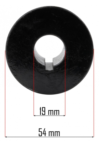 Powermat Rolă cu curea trapezoidală pentru motor PM-GX160-KP19 [4]