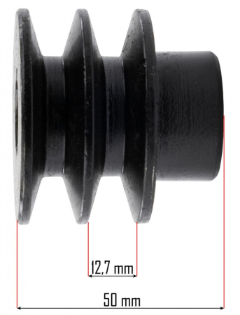 Powermat Rolă cu curea trapezoidală pentru motor PM-GX160-KP19 [3]